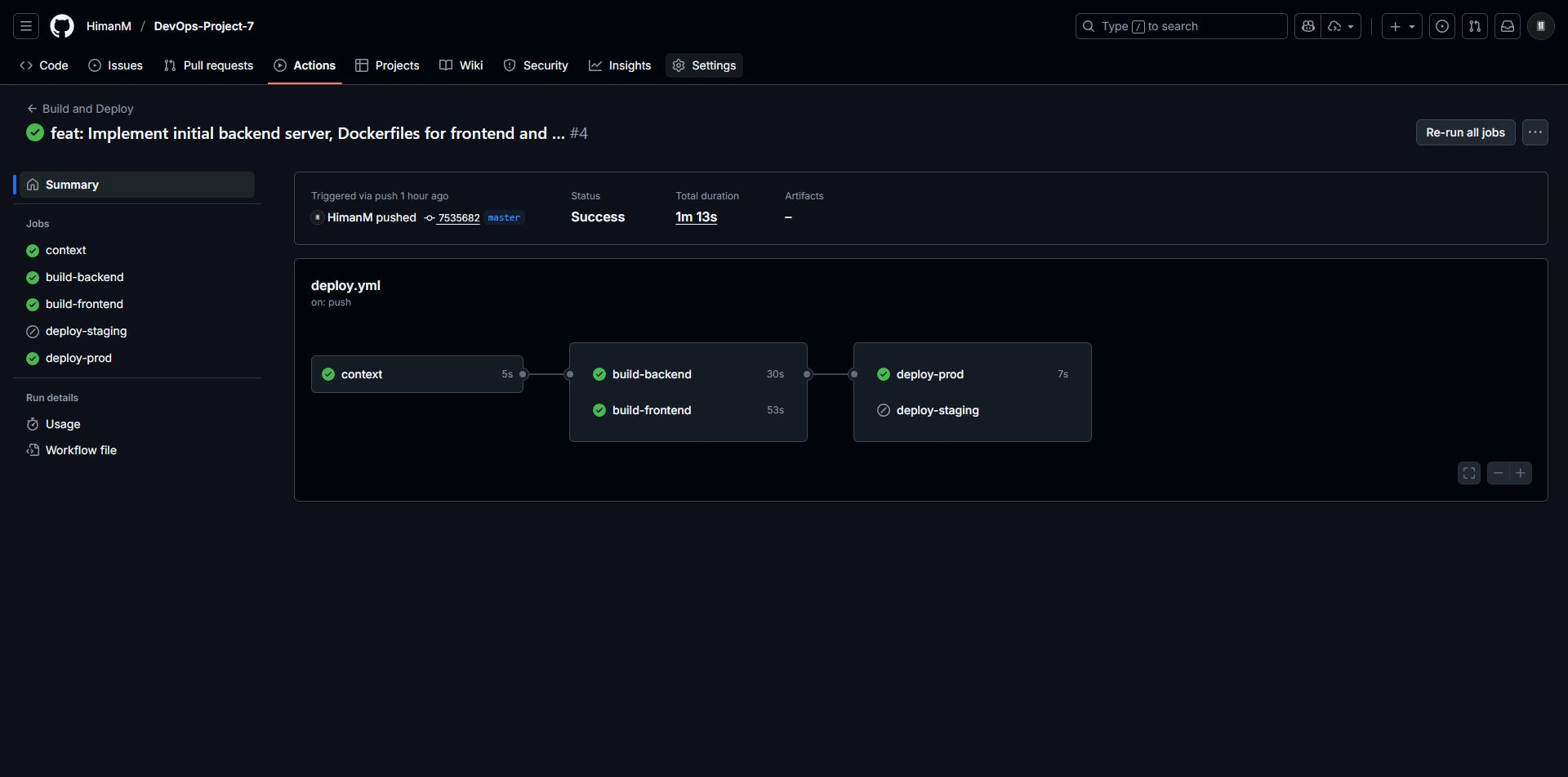GitHub Actions Workflow